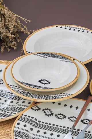 Karaca  Saba 24 Parça 6 Kişilik Porselen Yemek Takımı