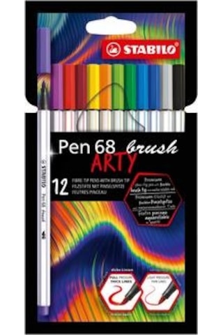 Stabilo Arty Brush 68 Set 12Li N 568/12-21-20