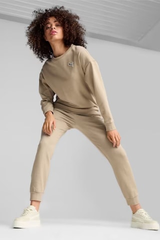 Puma Better Essentıals Crew Fl Bej Kadın Sweatshirt Bej
