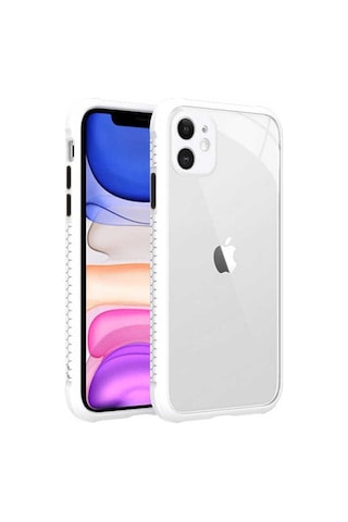 Apple Uyumlu iPhone 11 Kılıf Zore Kaff Kapak Renksiz