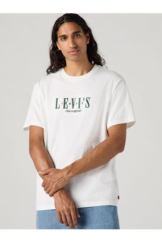 Levi's Lse Ss Relaxed Fit Tee Serif Logo White Erkek T-shirt A2082-0258-4735 Beyaz