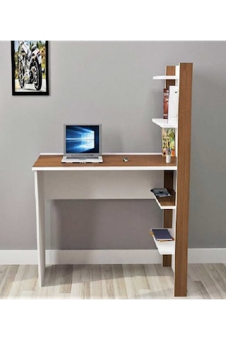 Mydesign Raflı Çalişma Masası Kiraz Amerikan Kiraz