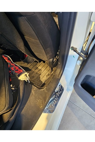 Honda Civic Fc5 2016-2021 Uyumlu Krom Kapı Eşiği