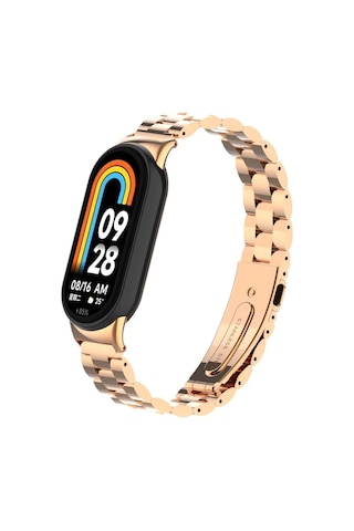 Xiaomi Mi Band 9 Krd-04 Metal Baklalı Bileklik Paslanmaz Kordon