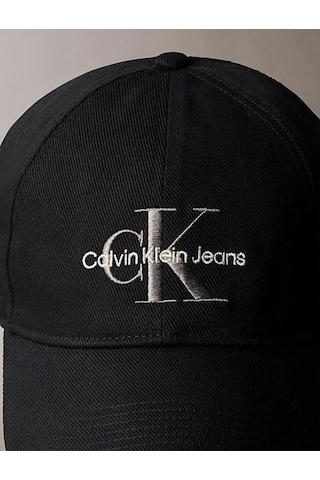 Calvin Klein Jeans Mono Logo Embro Cap Erkek Siyah Şapka Lv04g5004g-ub1 Siyah