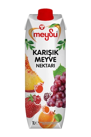 Meysu Karışık Meyve Nektarı 1 Lt X 6 Adet