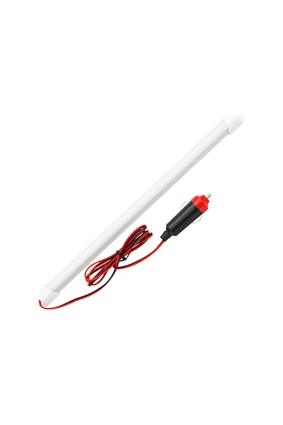 Powermaster 12 Volt 5 Watt Çakmaklıklı 30 Cm Led Lamba Kamp Tipi Aydınlatma Çalışma Lambası