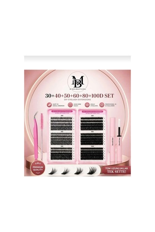 Dıy Kirpik - Takma Kirpik 600 Adet Kirpik Seti Kitap Model 30-40-50-60-80-100 D Farklı Boylar Dıy Kirpik - Takma Kirpik 600 Adet Kirpik Seti Kitap Model 30-40-50-60-80-100 D Farklı Boylar