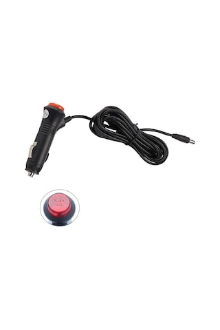 12 Volt 24 Volt Kablolu Çakmak Şarj Aleti 3 Metre Kablolu Çakmak 5.5 Mm 2.5 Mm Şarj Aleti Çakmak 12 Volt Şarj Cihazı