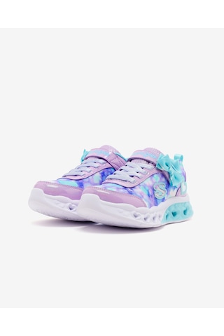 Skechers Flutter Heart Lıghts - Blurred Love Büyük Kız Çocuk Mor Işıklı Spor Ayakkabı 303255l Lvtq