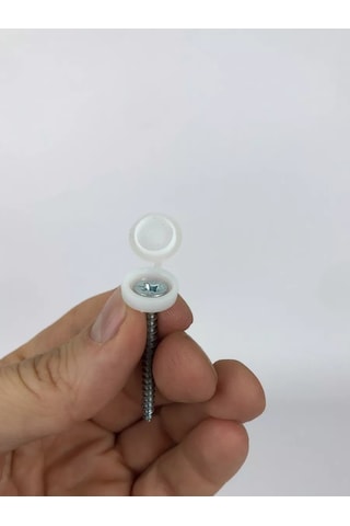 Frıends Company Mobilya Plastik Vida Kapakları 176285647 Beyaz