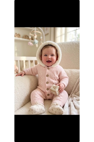 Wellsoft Kız Bebek Tulum Bebe Pembe