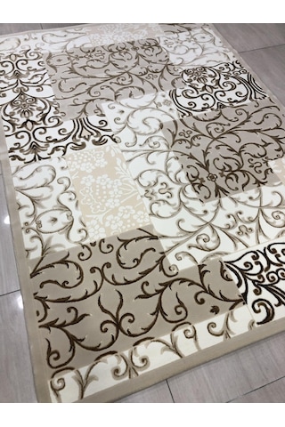 Flora Halı Elit 0129 A Bej 165X230 Krem Kahve 4 M2 Halı !