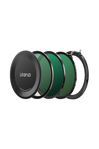 Ulanzi Mf01 67mm 3-7 Stop Vnd & Cpl & Black Mist Manyetik Hibrit Filtre Seti