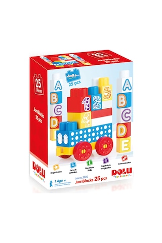 5030 Kutuda Mega Blok 25 Lı Dolu Oyuncak