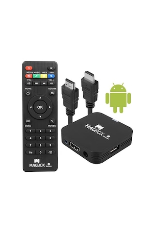 Magbox Electrobox 2 Gb Ram H313 İşlemci 16 Gb Hdd 4k Ultra Hd Androıd Box Androıd 10