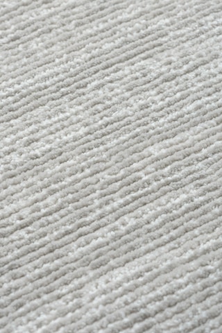Mariesse Home Bambu Dokulu Modern Sık Dokuma Koridor Kesme Yolluk Dokuma Makine Halısı Gri