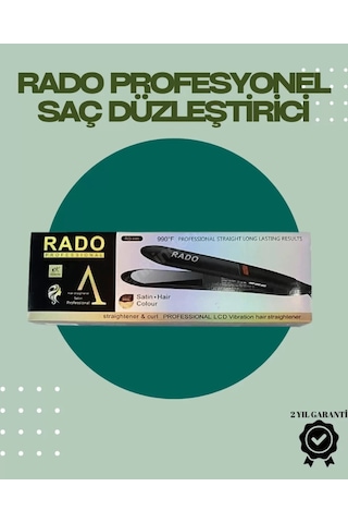 Rado Rd-446 Titanyum Seramik, 2.5 Metre Kablo, Hızlı Isınan Saç Düzleştirici