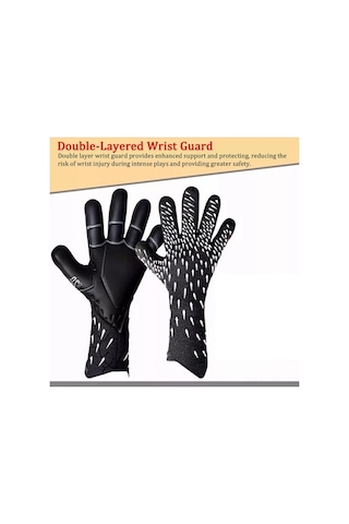 Artfulabode Yetişkinler Ve Gençler İçin Kırmızı Lateks Futbol Eldivenleri, Kaymaz Kalın Kalecisi, Antrenman İçin Kırmızı