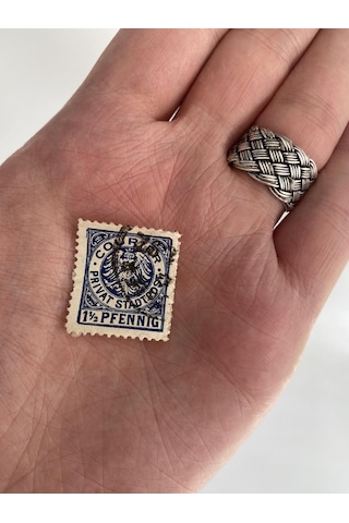 Almanya 1895 Courier Privat Damgalı Posta Pulu