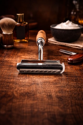 Valorıe Morettı Bambu Saplı Premium Metal Başlıklı Klasik Tıraş Bıçağı