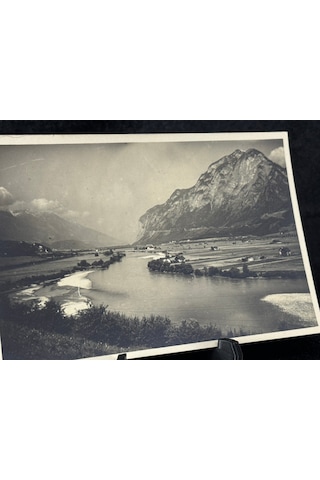 Avusturya Kartpostalı: 1940-50'li Yıllar Innsbruck Martinswand - Fotoğraf: Adolf Künz
