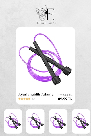 Tüm Vücut Fitnessı İçin İdeal Pilates Seti - Mindere, Dambıla Ve Daha Fazlasına Sahip Mor