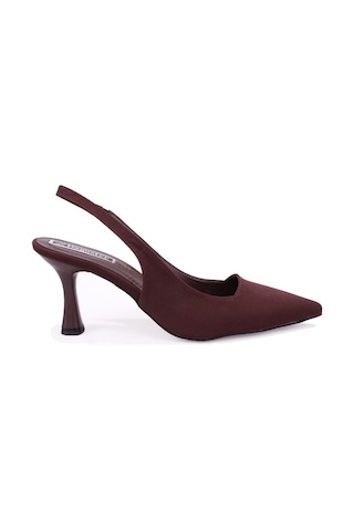 Dagoster Dza07-1296052 Kahve 7,5 Cm İnce Topuklu Klasik Kadın Ayakkabı