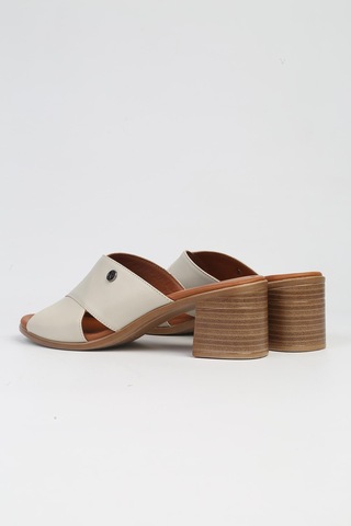 Pierre Cardin Pc-7219 - Bej-kadın Topuklu Terlik Bej