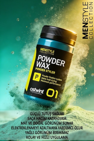 Ostwint Saç Şekillendirici Pudra Toz Wax 20 G