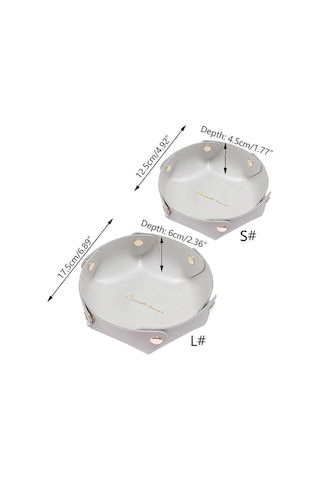 Ganzhoushop Masaüstü Saklama Kutusu L/s Boyutu Çok Renkli Seçenekler Saklama Tepsisi Pürüzsüz Kenarlar Kozmetikler İçin Narin Kutu Uzaktan Kumanda Sarı Lorange