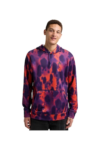 Burton Burton Mens Oak Pullover Hoodie Erkek Turuncu Sweat 30515