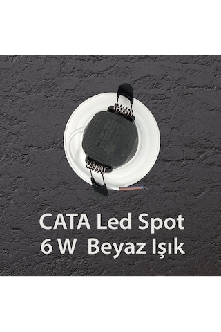Cata Ct5257r Zebra Led Armatür Beyaz-krom 3 Renk