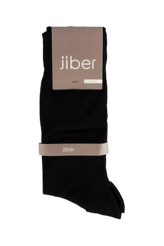Jiber Erkek Bambu Likralı Uzun Çorap 5500 - 6 Adet Siyah