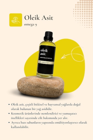 Oleik Asit Serumu 100 Ml - Saç Ve Cilt İçin Nemlendirici Serum
