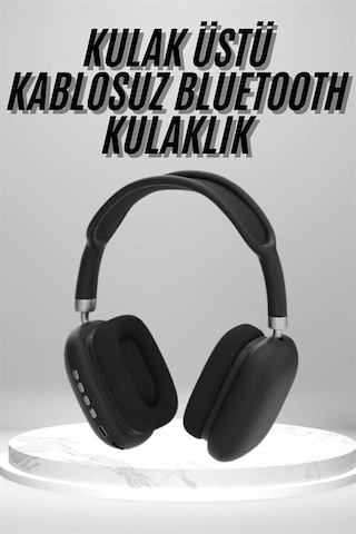Northcity Kablosuz Bluetooth Kulaklık - Yumuşak Süngerli Sd Kart Girişli Kulak Üstü