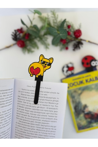 Sevimli 3 Lü Kitap Ayracı Seti Hayvan Figürlü Hediyelik Sayfa Tutucu