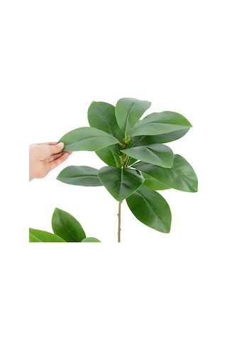 Yapay Ağac Kauçuk Bitkisi Dalı 85 Cm Saksısız