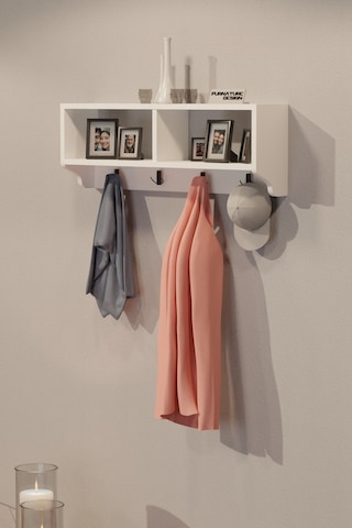 Portmanto Duvar Askısı Modern Duvar Askılık Vestiyer - Beyaz Diğer