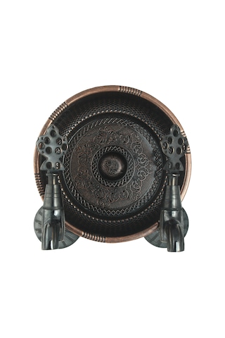 FKN İkili Hamam Taslı Bakır Eskitme Osmanlı Musluk