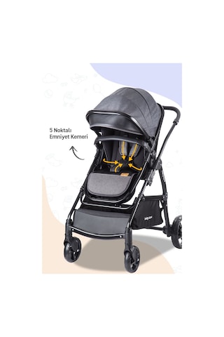Bc 315 - Safari Pro Travel Sistem Bebek Arabası Siyah
