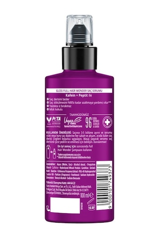 Gliss Full Hair Wonder Saç Dökülme Karşıtı Saç Serumu 100 ML