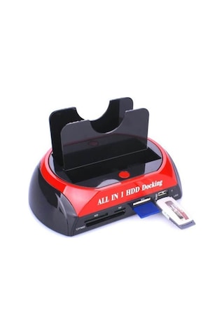 Usb 2.0 Harddisk Docking - Kart Okuyucu - Hdd Klonlama İde Sata