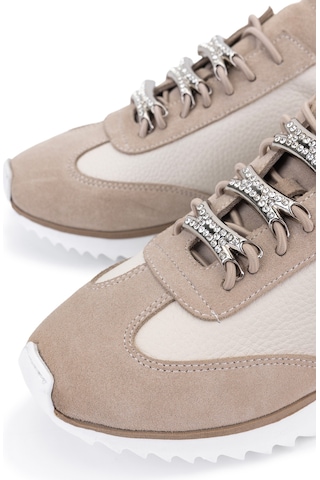 Tamer Tanca Kadın Hakiki Deri Bej Sneakers & Spor Ayakkabı 1201 4004 Bn Ayk Y26 Bej Fltr/bej Suet