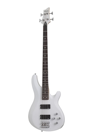 Schecter C-4 Deluxe Bas Gitar Satin White