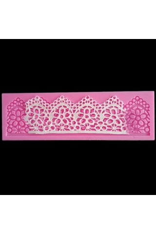 Dıy Pişirme Aletleri Dantel Silikon Kalıplar Fondan Kek Çevresel Dekorasyon Araçları Çikolata Kalıp, Size:lace Silicone Moulds Diğer