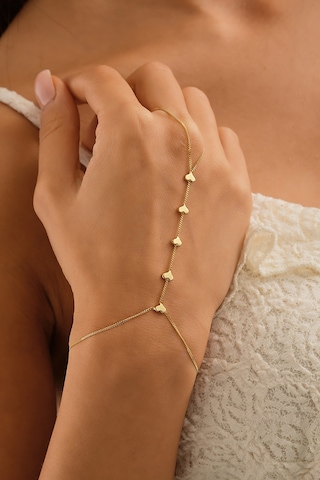 Sefa Gold 14 Ayar Altın Beş Kalp Şahmeransfgshmr01 Sarı Altın