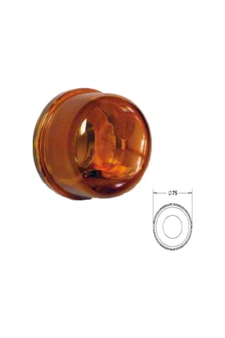 Yuvarlak Tip Yan İşaret Lambası Actros- Axor