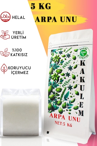 Kakulem Ata Tohum Katkısız Arpa Unu 5 Kg