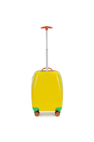 Wexta Ayıcık Çocuk Valizi Wx-420 Sarı